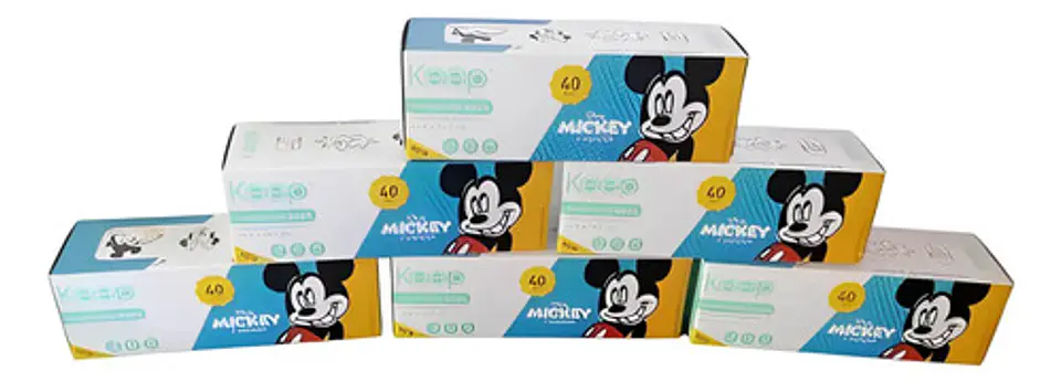 Bolsas Keep Para Sandwich Multiuso Mickey 17*15cm 40unid 2