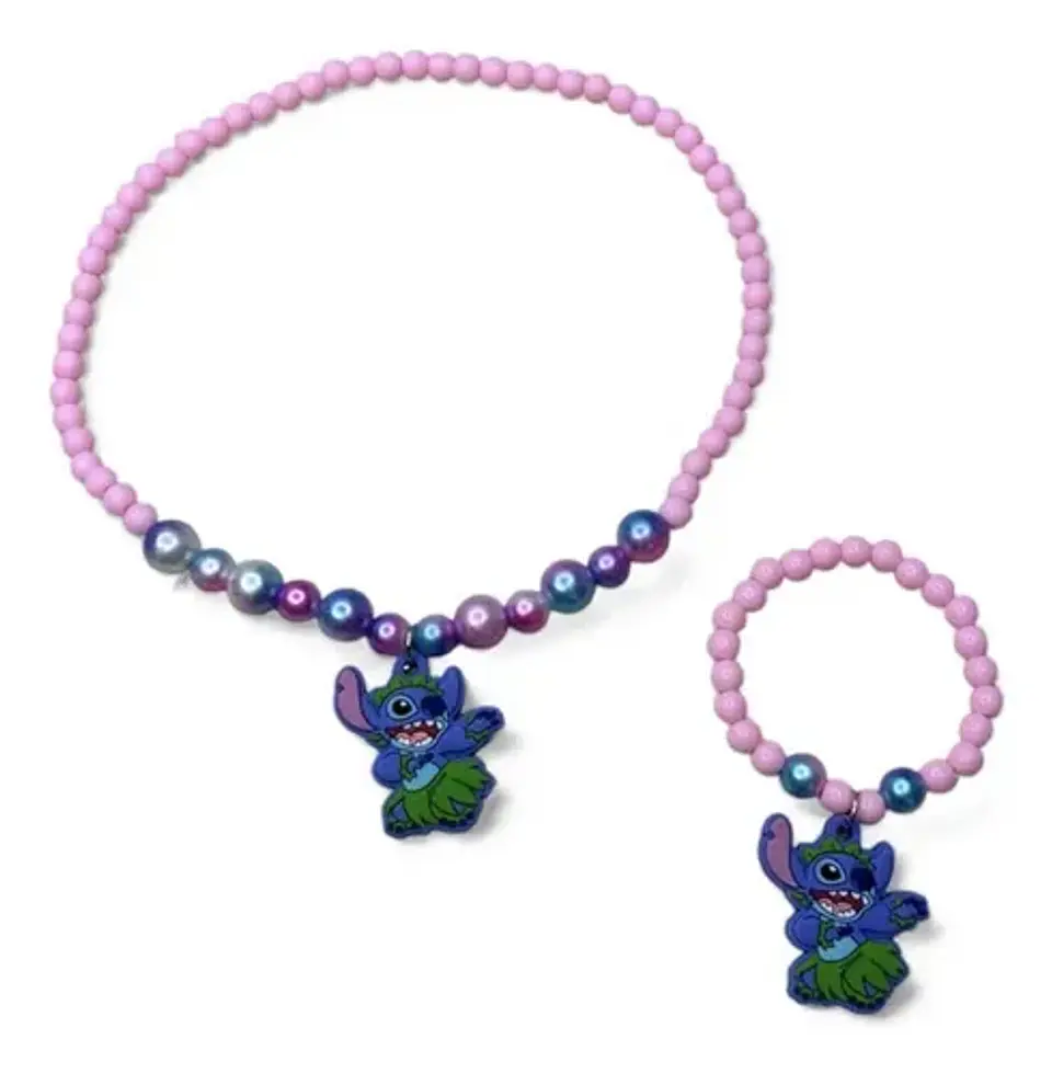 Set De Collar Y Pulsera Stitch Disney 3