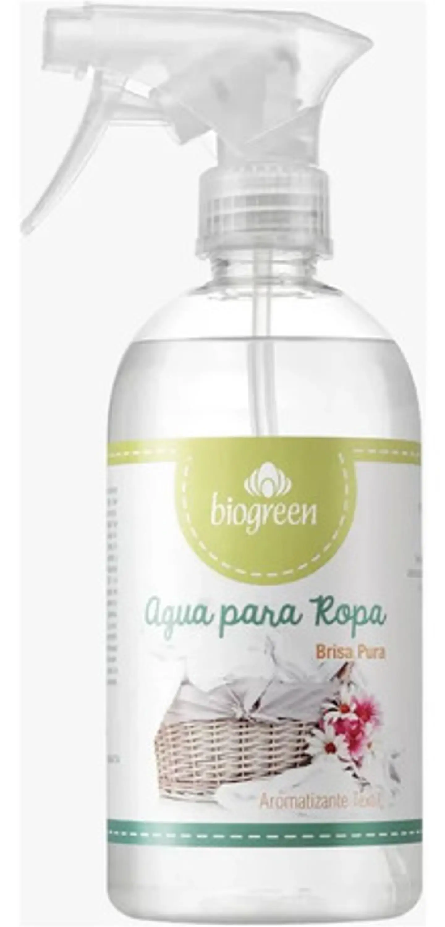 Aromatizante Textil Biogreen Brisa Pura 500 Ml Con Gatillo 1