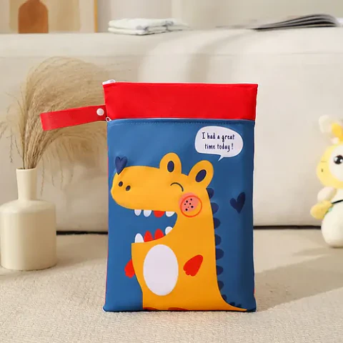 Estuche Organizador Porta Pañales Diseño Animales Bebé