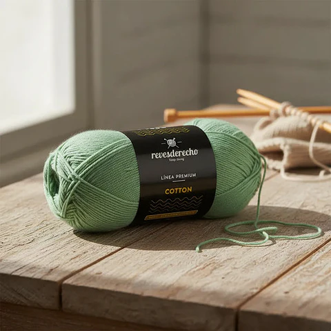 Pack 2 Ovillos Cotton Revesderecho 100% Algodón Premium