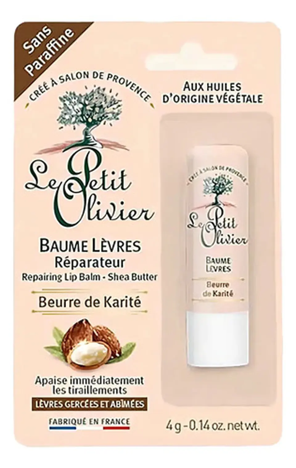 Balsamo De Labios Con Manteca De Karite 4g Le Petit Olivier 1
