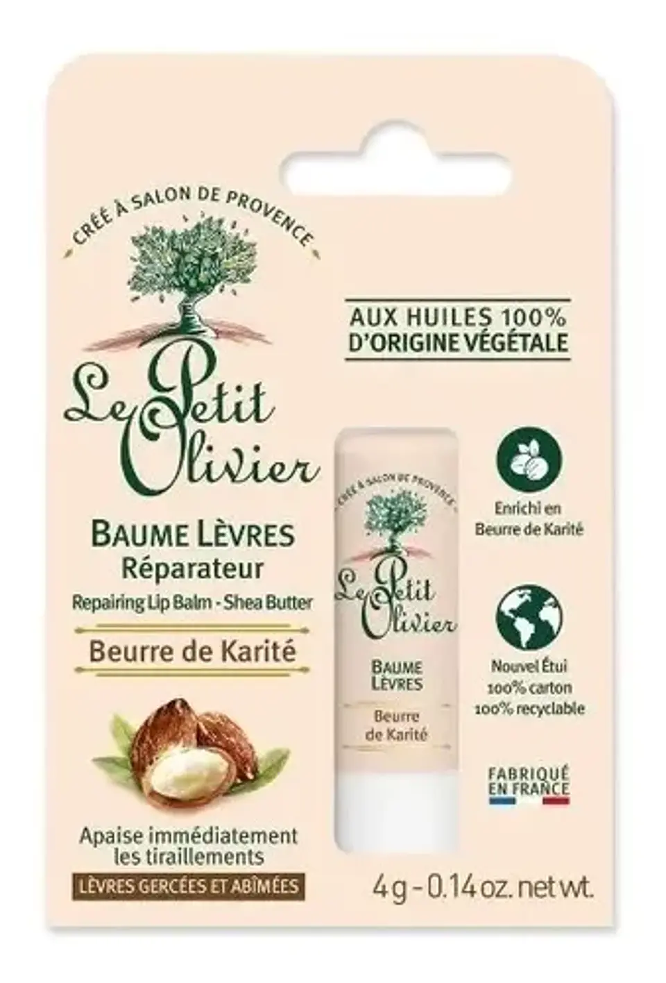 Balsamo De Labios Con Manteca De Karite 4g Le Petit Olivier 2