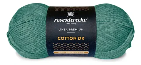 2 Ovillos Cotton Dk Revesderecho 100% Algodón Pima