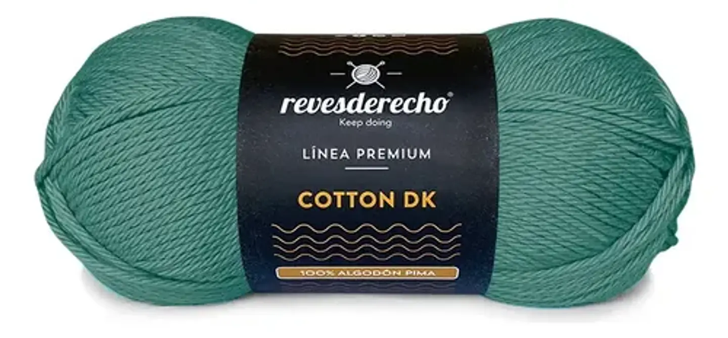 2 Ovillos Cotton Dk Revesderecho 100% Algodón Pima 1