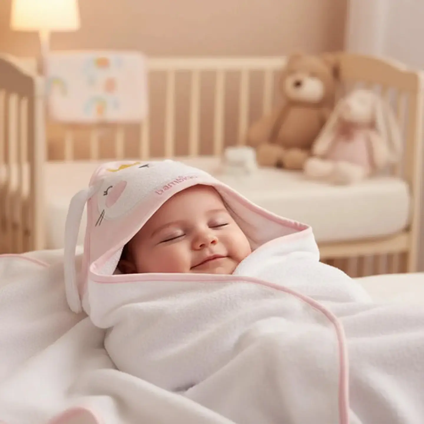 Toalla Capucha Baño Bebés Bambino 3
