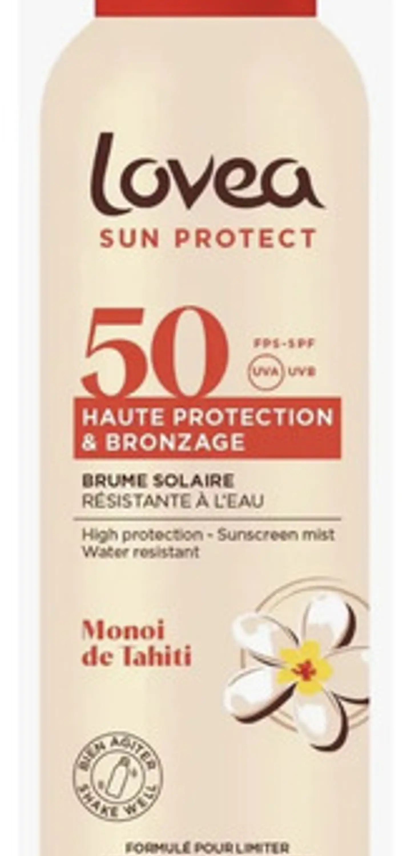 Protector Solar Lovea Fps 50 Bruma Bronceadora Monoi De Tahi 1