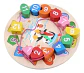 Juego De Encaje Reloj Niños Motricidad Fina Montessori - Miniatura 3