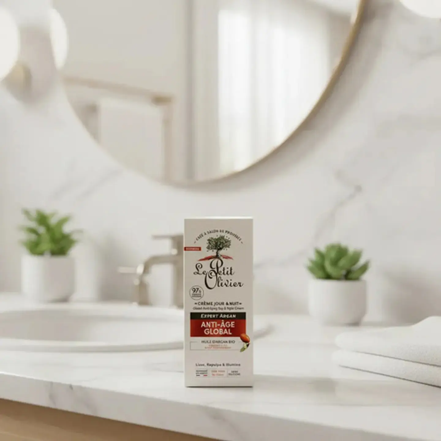 Crema Facial Antiage Día Noche Argán 50ml Le Petit Olivier Todo Tipo De Piel 2