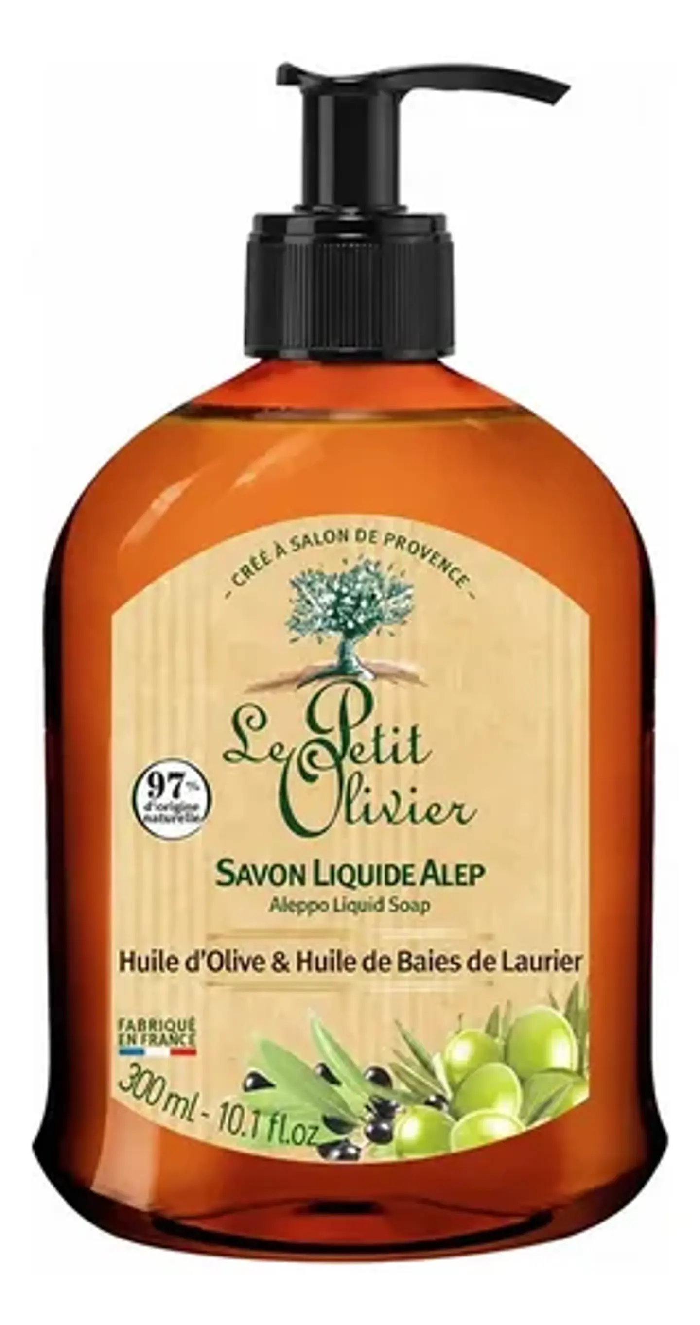 Jabon Liquido Alepo Antiseptico 300 Ml Le Petit Olivier 1