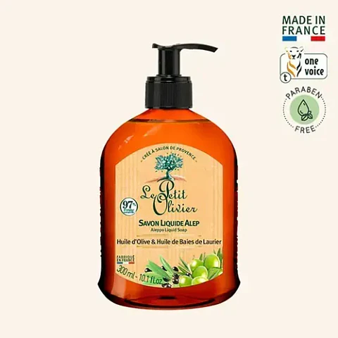 Jabon Liquido Alepo Antiseptico 300 Ml Le Petit Olivier