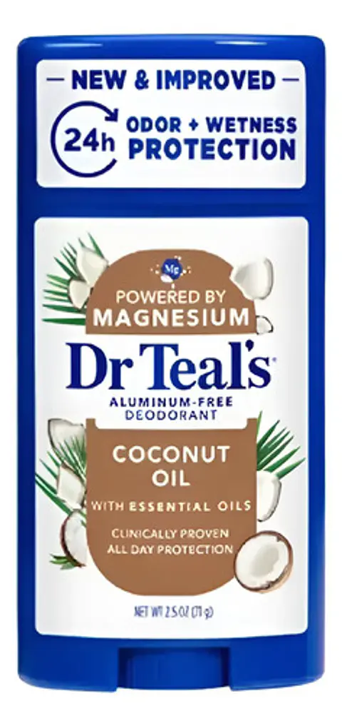 Desodorante Barra Coco Dr Teal's 71 G Sin Aluminio Sin Dh