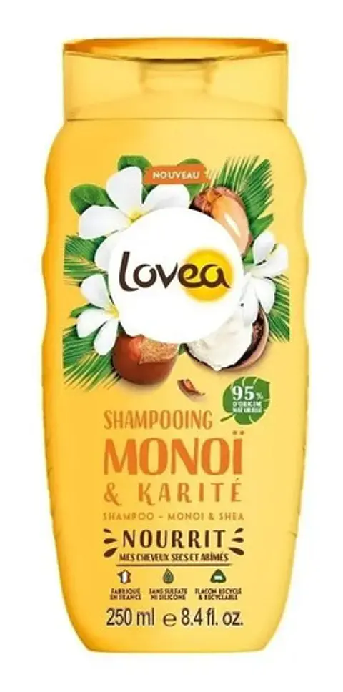 Shampoo Monoi Y Karite Lovea 250 Ml Cabello Seco Y Dañado