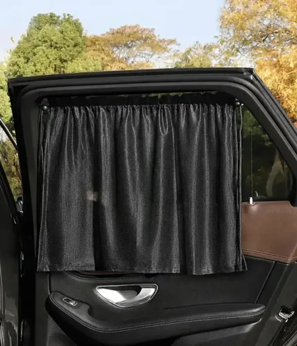 Malla Cortina Para Auto Parasol Chupón 1