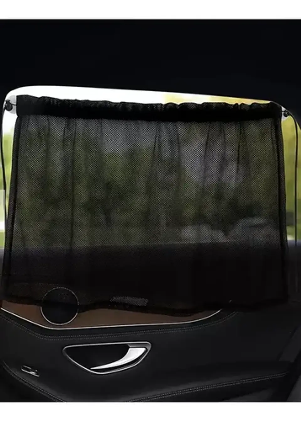 Malla Cortina Para Auto Parasol Chupón 3