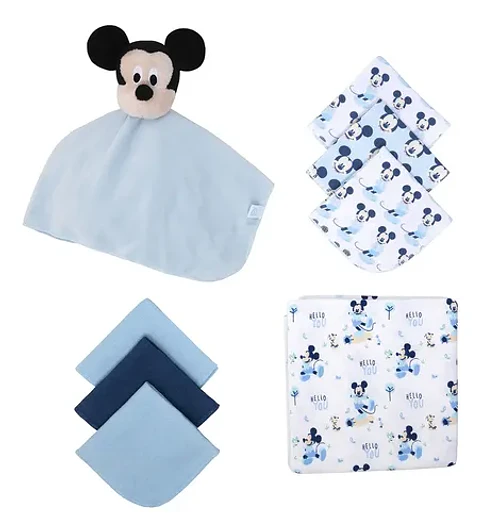 Set Regalo Para Bebé Disney Bambino Tutos Y Mantita 8 Pieza