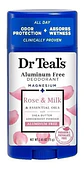 Antitranspirante barra Dr Teal's Rose & Milk 75 g - Miniatura 1
