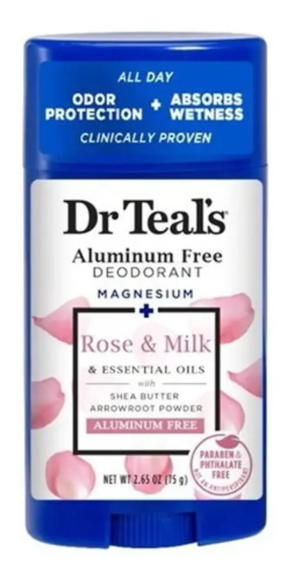 Antitranspirante barra Dr Teal's Rose & Milk 75 g 1