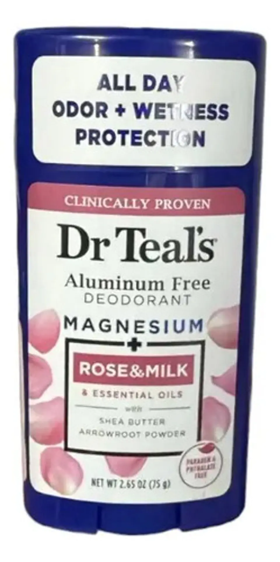Antitranspirante barra Dr Teal's Rose & Milk 75 g 2