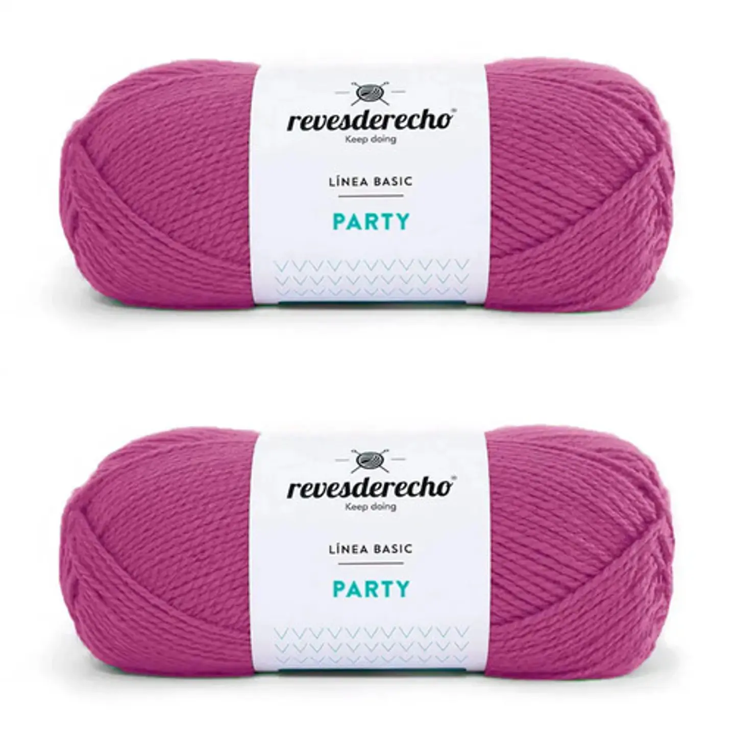 Lana Party Revesderecho - Para Tejer Hipoalergénica Pack 2 Lila oscuro 019 1