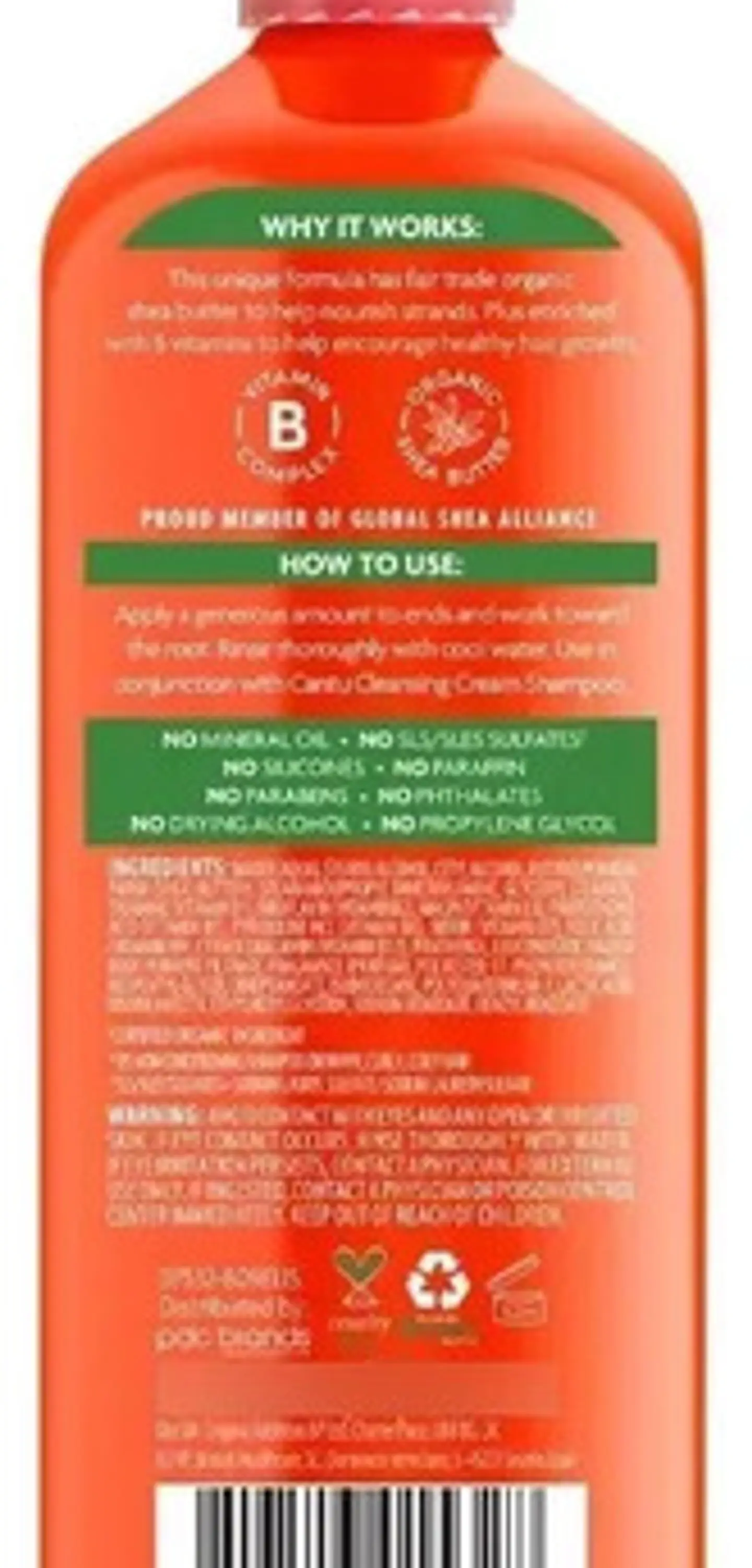Acondicionador Cantu Mante de Karité Sin Sulfato 400ml 6