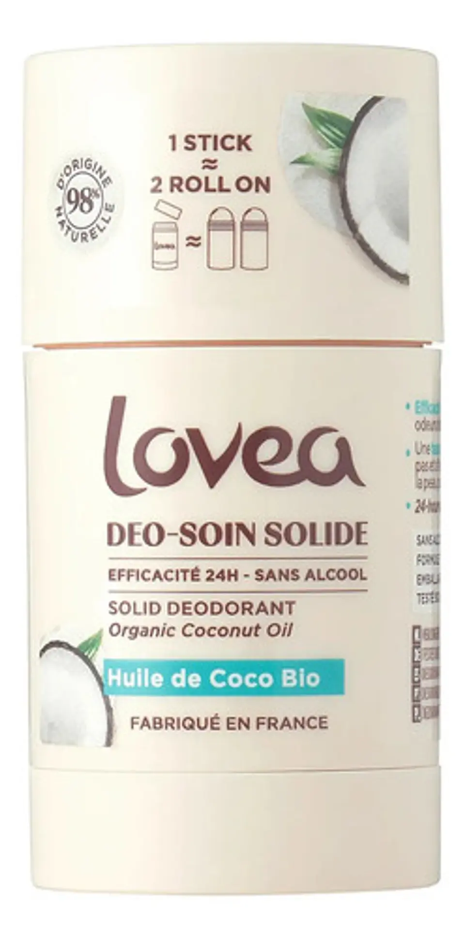 Desodorante stick Lovea coco 1