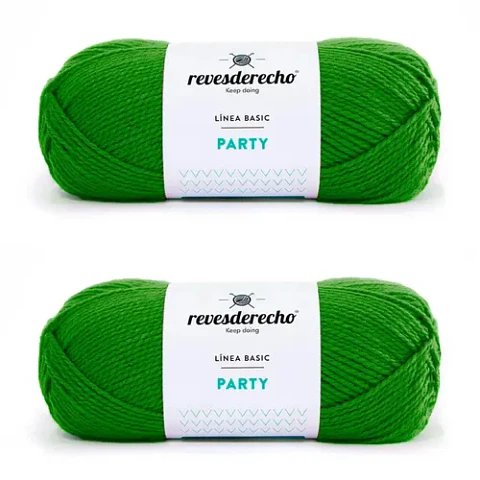 Lana Party Revesderecho - Para Tejer Hipoalergénica Pack 2 Lila oscuro 019