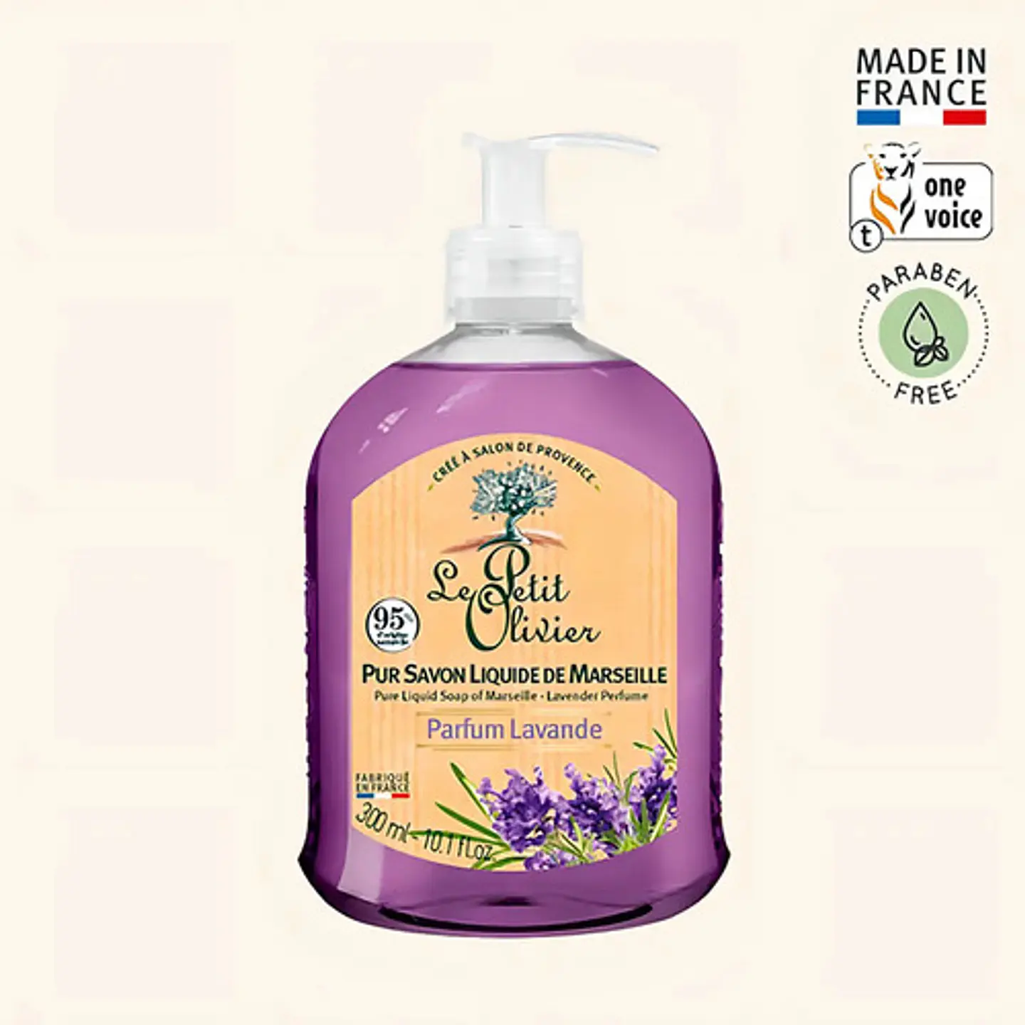 Jabon Liquido De Marsella Lavanda 300ml Le Petit Olivier 3