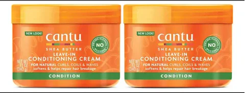 Crema Acondicionadora Sin Enjuague Cantu Cabello Rizado