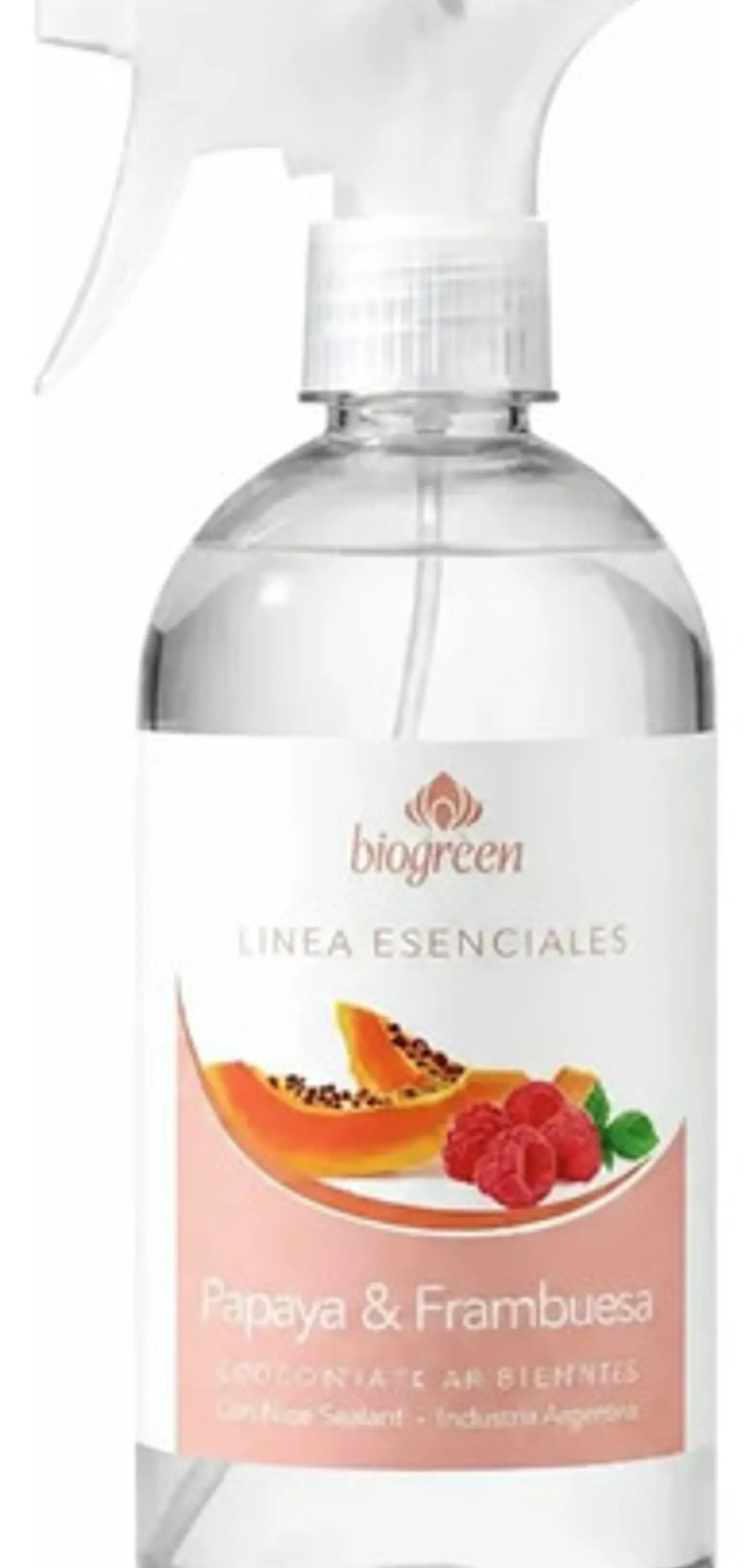 Aromatizador Ambiente Papaya Y Frambuesa 240 Ml Biogreen 1
