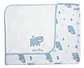 Bambino Manta De Algodón Mantita Niño Niña Color Azul Claro - Miniatura 2