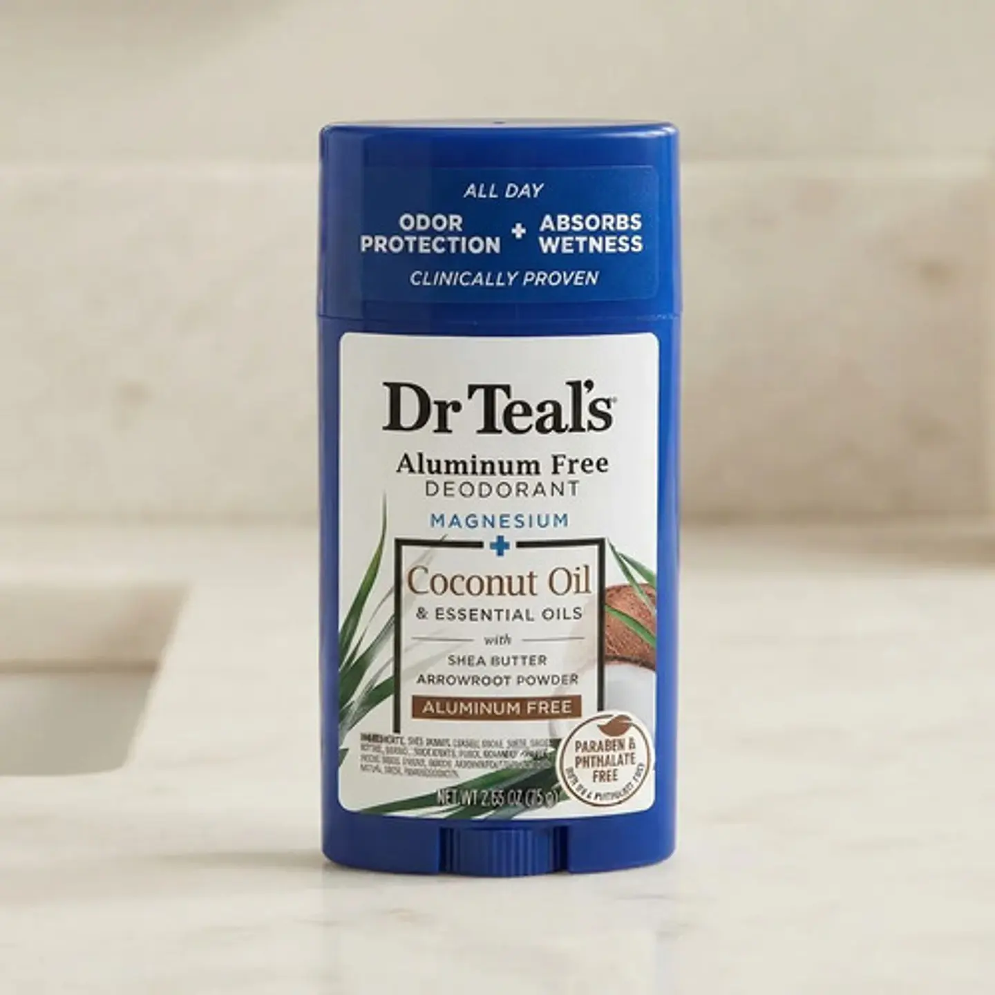 Pack Dr Teals Desodorante Coco + Exfoliante Sal Himalaya 3