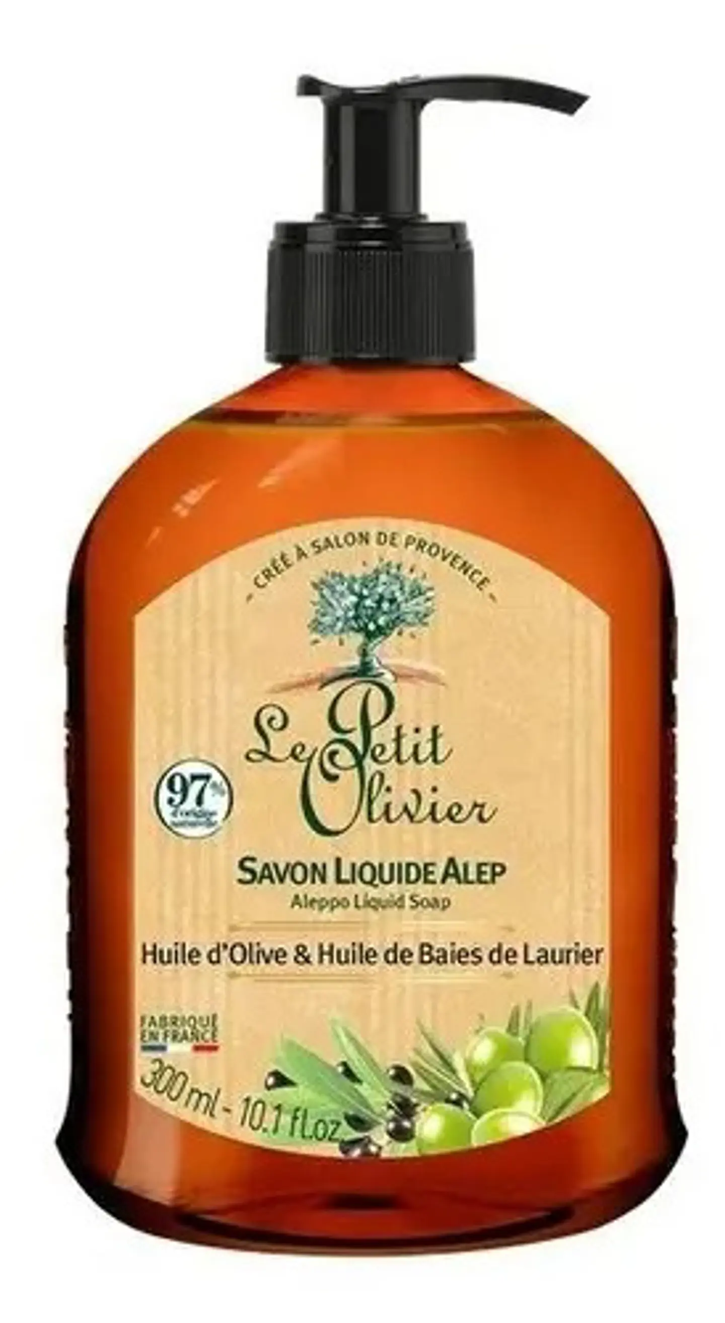 Jabon Liquido Alepo Antiseptico 300 Ml Le Petit Olivier 1