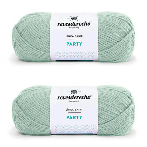 Lana Party Revesderecho - Para Tejer Hipoalergénica Pack 2 Lila oscuro 019