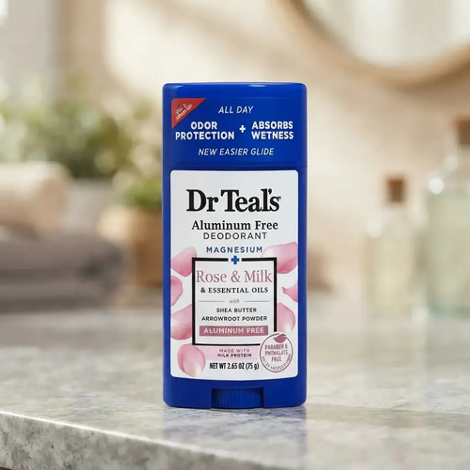 Pack 2 Desodorantes Dr Teals Coco / Rosa Milk Sin Dh 3