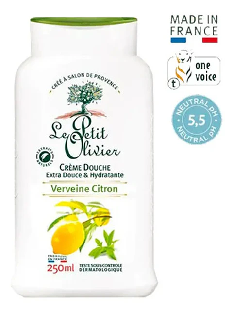 Crema Ducha Le Petit Olivier Suave Verbena Limón 250 Ml Perfumada
