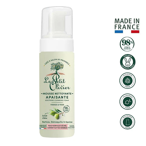 Le Petit Olivier Espuma Limpiadora Oliva 150ml 
