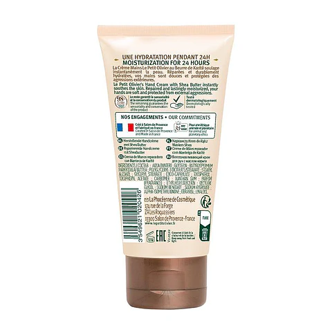 Crema De Manos Ultranutritiva 75ml Karité Le Petit Olivier