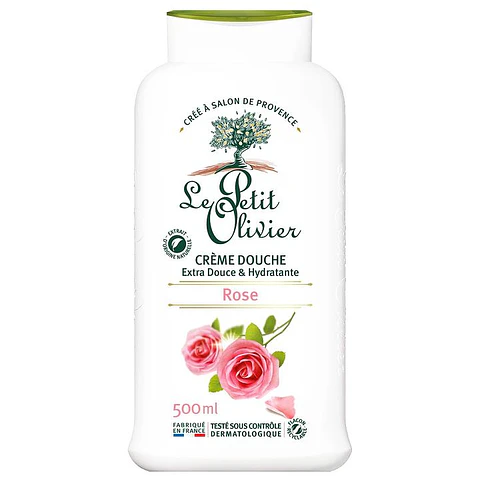 Crema Ducha Extra Hidratante Rosas Le Petit Olivier 500ml
