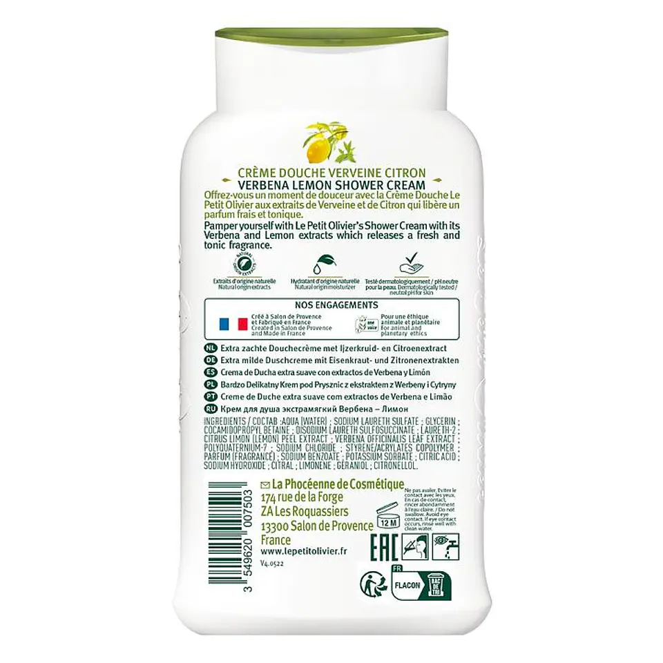 Gel Ducha Limón Vegano Sin Disruptores Hormonales Le Petit 2