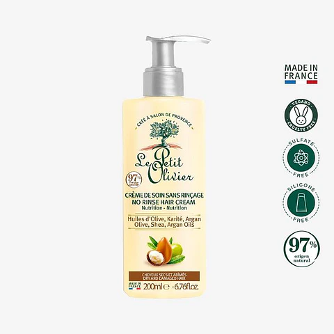 Crema Para Peinar Cabello Dañado 200ml Le Petit Olivier