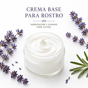 Crema base para rostro 250 gr, 500 gr y kg