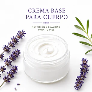 Crema base para cuerpo 250 gr, 500 gr y kg