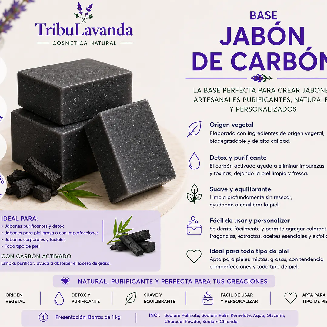 Base de Jabón Carbón 1