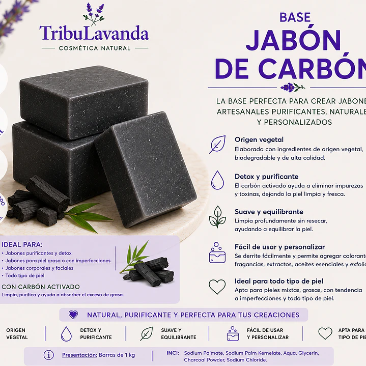 Base de Jabón Carbón 1