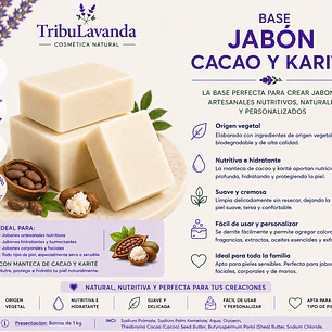 Base de Jabón Cacao Karité