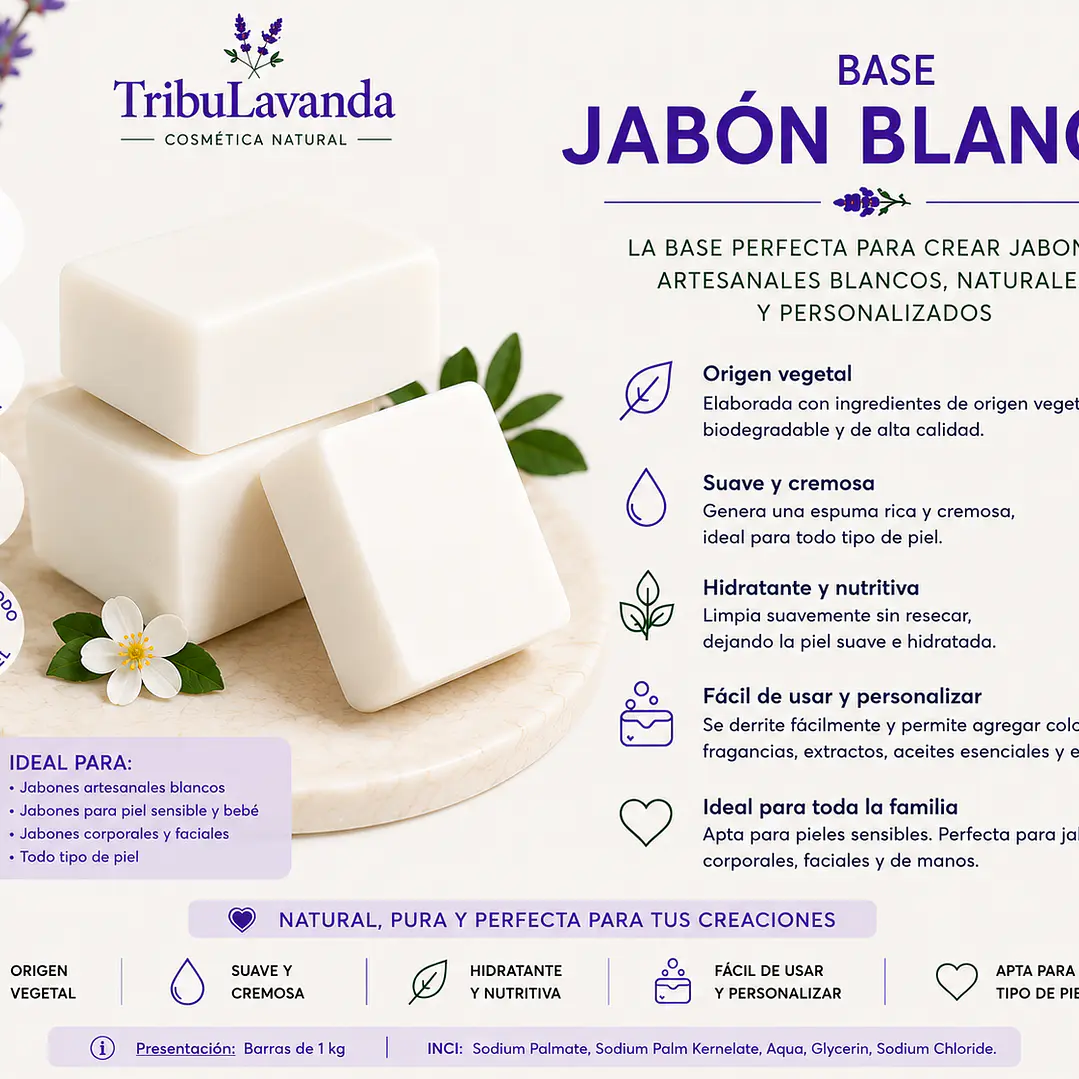 Base neutra Jabón Blanco  1