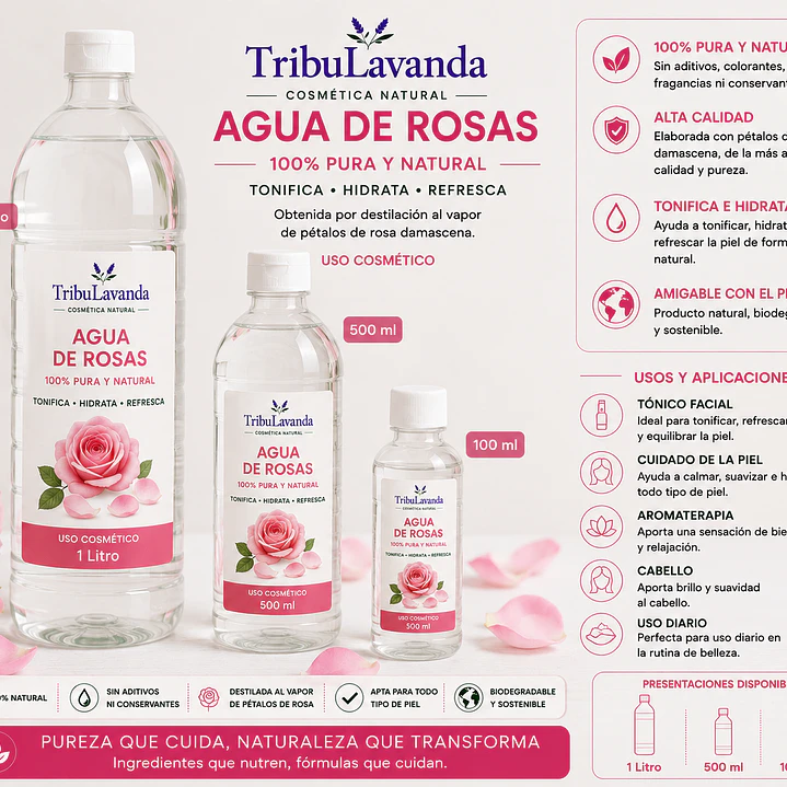 Agua de Rosas (Hidrolato) 1