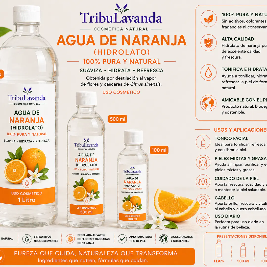 Agua de Naranja (Hidrolato) 1