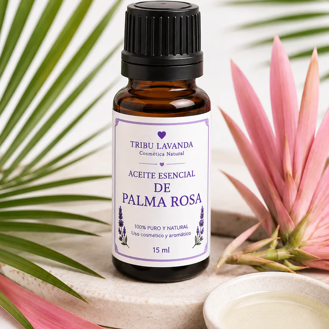 Aceite esencial de Palma Rosa 1